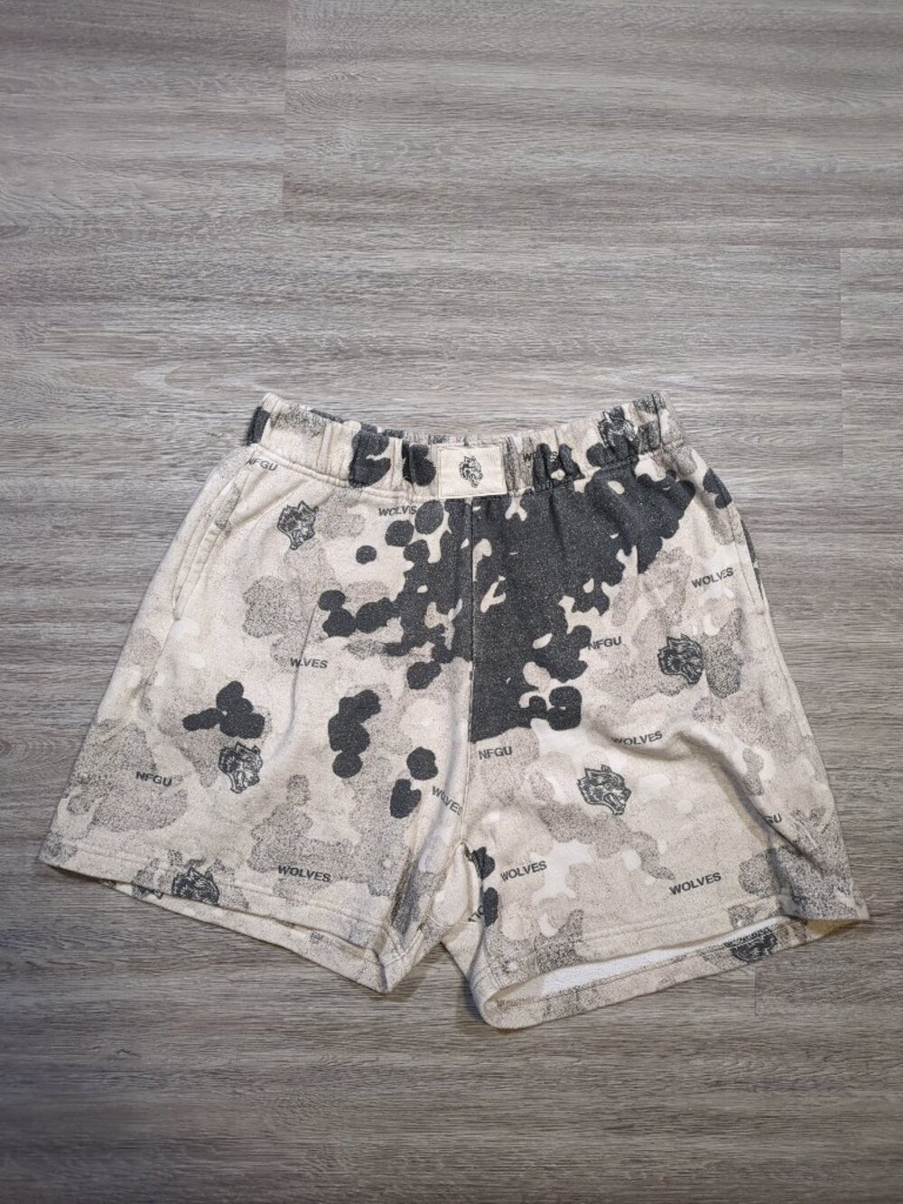 Darc Sport Patch Liam Sweat Shorts Men's Large Camo Athletic Wolves